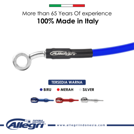 Selang Allegri Biru Solid